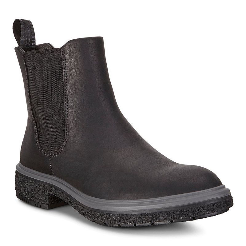 Women Boots Ecco Crepetray Hybrid W - Chelsea Boots Black - India SXYAGQ823